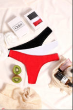 Bombacha colaless de algodon y lycra pack x3 - Imagen 2