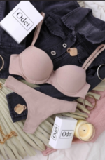 Conjunto Taza Soft con Push up, Algodón y Lycra Liso/Less - Imagen 2