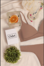 Conjunto triangulo liso de algodón con taza + colaless - Imagen 4