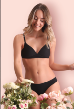 Conjunto triangulo liso de algodón con taza + colaless